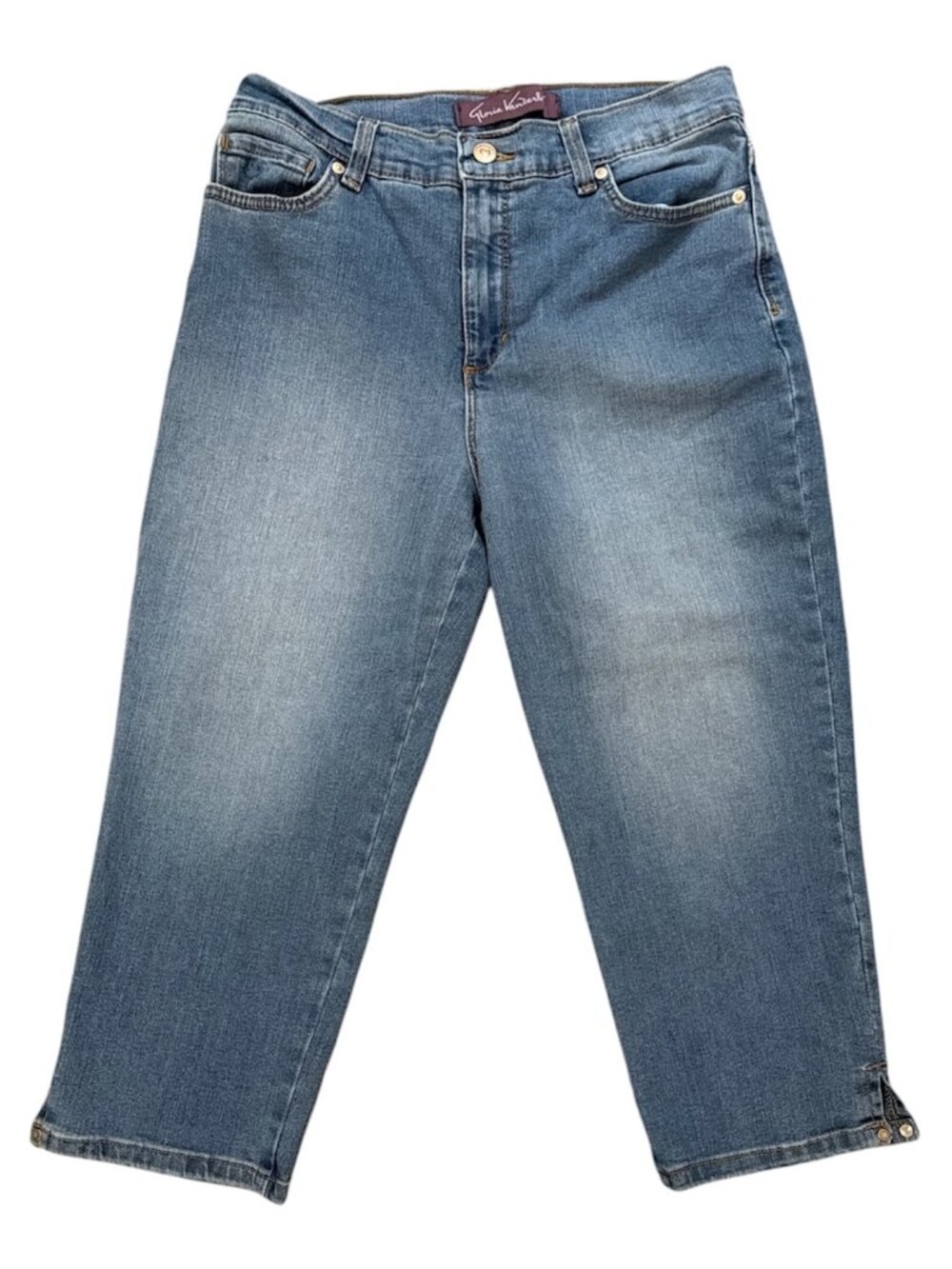 Gloria Vanderbilt Amanda Capri Jeans Women’s Size 6 Stretch Denim